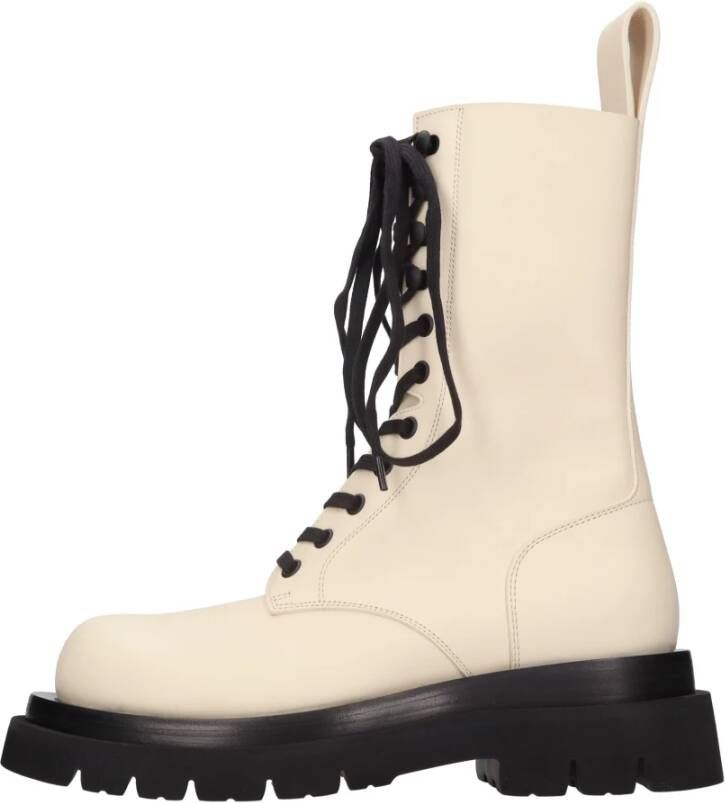 Bottega Veneta Lace-up Boots White Dames