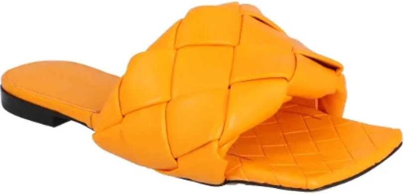 Bottega Veneta Leather flats Orange Dames