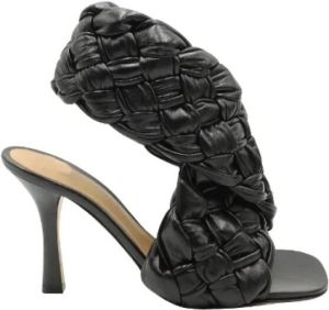 Bottega Veneta Leather heels Zwart Dames