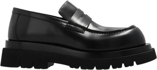 Bottega Veneta Leather loafers Black Heren