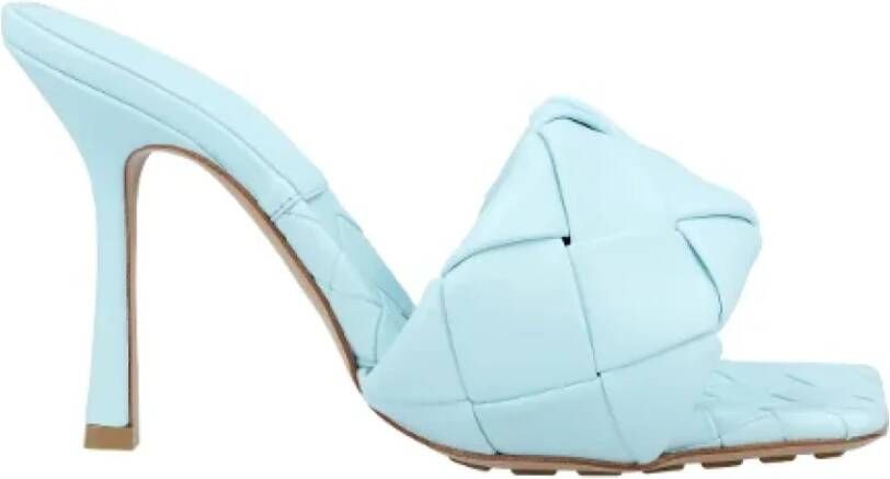Bottega Veneta Leather mules Blue Dames