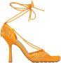 Bottega Veneta Leather sandals Orange Dames - Thumbnail 1