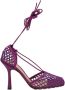 Bottega Veneta Leather sandals Purple Dames - Thumbnail 1
