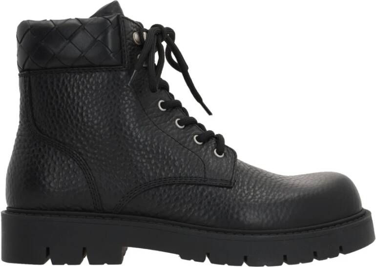 Bottega Veneta Leren enkellaarzen met tankzool