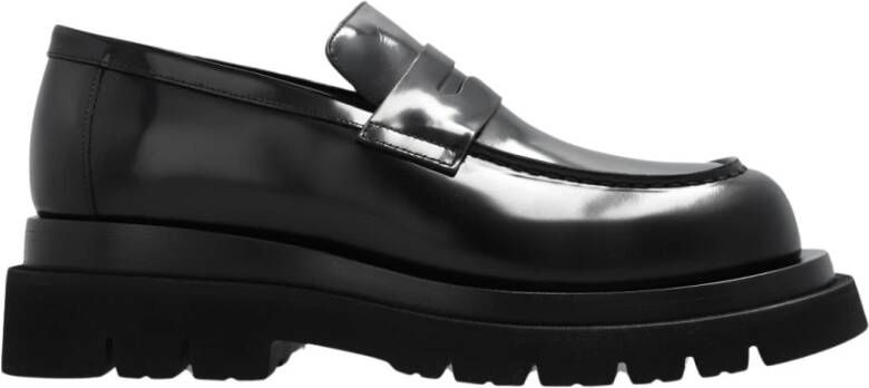 Bottega Veneta Leren loafers Black Dames