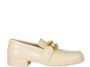 Bottega Veneta Leren Loafers met Goudkleurige Hardware White Dames - Thumbnail 6