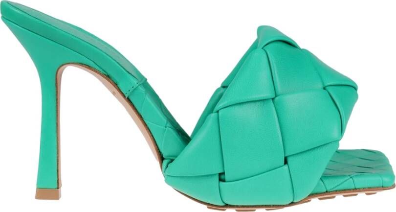 Bottega Veneta Leren sandalen voor warm weer Blauw Dames