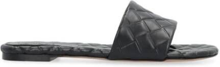 Bottega Veneta Luxe Leren Open Teen Muiltjes
