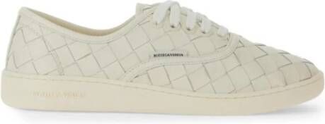 Bottega Veneta Intreccio Motif Leren Sneakers Vrouwen