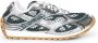 Bottega Veneta Mesh Sneakers met Metallic Inzetstukken - Thumbnail 1