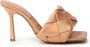 Bottega Veneta Metallic Sandal Mule met Tubular Weave - Thumbnail 1