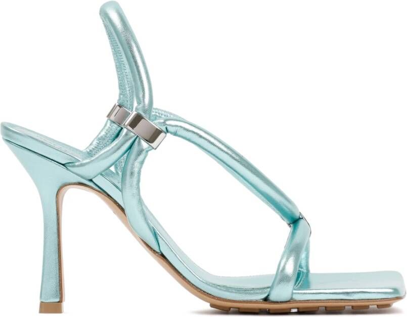 Bottega Veneta Metallic Slingback Sandalen voor Vrouwen