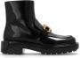 Bottega Veneta Monsieur Enkellaarzen Glanzend Leer Black Dames - Thumbnail 4