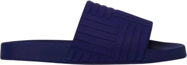 Bottega Veneta Multicolor Rubber Slides Stijlvol Schoeisel