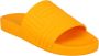 Bottega Veneta Oranje Rubberen Slippers met Ergonomische Binnenzool Orange Dames - Thumbnail 1