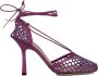 Bottega Veneta Leather sandals Purple Dames - Thumbnail 6