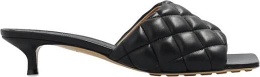 Bottega Veneta Padded heeled mules Zwart Dames