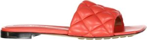 Bottega Veneta Padded Sandals Rood Dames