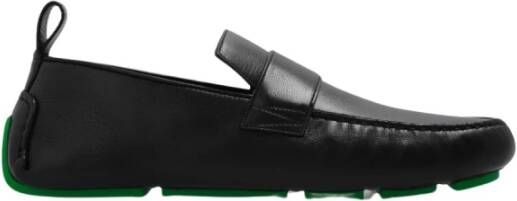 Bottega Veneta Parakeet leren mocassins Black Heren