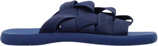 Bottega Veneta Plat slides Blauw Heren