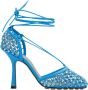 Bottega Veneta Bruine Vos Springt Over Luie Hond Sneakers Blue Dames - Thumbnail 1