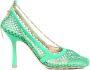 Bottega Veneta Groene Pumps met Kettingversiering Green Dames - Thumbnail 1