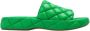 Bottega Veneta Quilted leather slides Groen Heren - Thumbnail 7