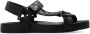 Bottega Veneta Zwarte Intrecciato Sandalen met Logo Black Heren - Thumbnail 4