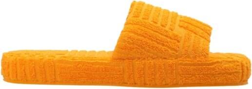 Bottega Veneta Resort Sponge slides Oranje Heren