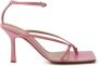 Bottega Veneta Elegante roze leren sandalen voor verfijnde stijl Pink Dames - Thumbnail 12