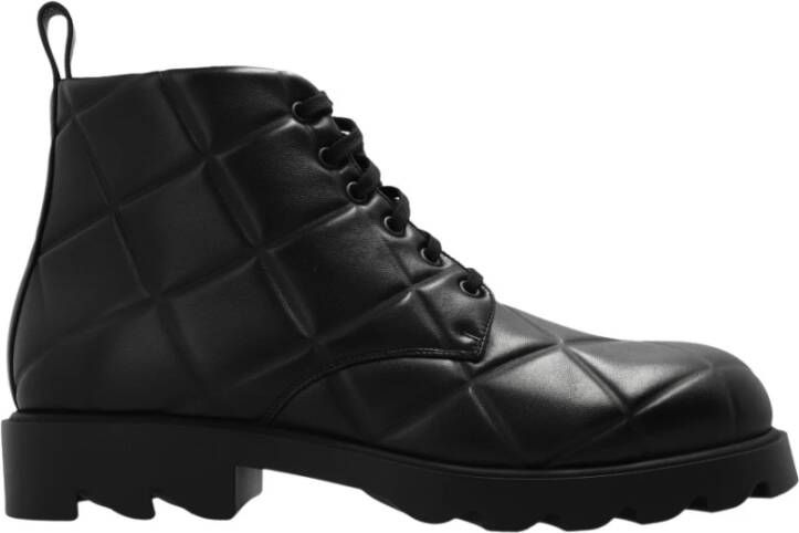 Bottega Veneta S Grid ankle boots Zwart Heren