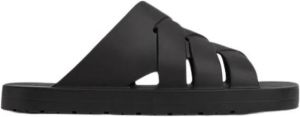 Bottega Veneta Sandals Rubber Zwart Heren