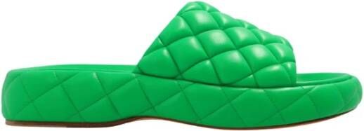 Bottega Veneta Schuifregelaars Groen Dames