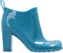 Bottega Veneta Shine heeled rubber boots Blauw Dames - Thumbnail 4