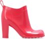 Bottega Veneta Shiny heeled ankle boots Roze Dames - Thumbnail 1