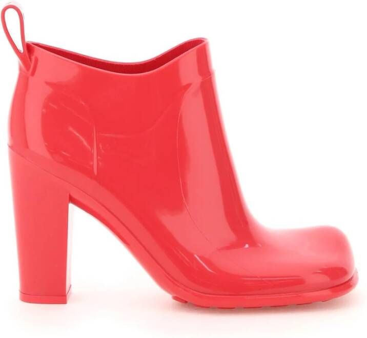 Bottega Veneta Shiny heeled ankle boots Roze Dames