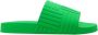 Bottega Veneta Slider rubber slides Groen Dames - Thumbnail 1