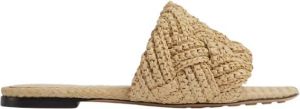 Bottega Veneta Sliders Beige Dames