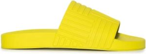 Bottega Veneta Sliders Geel Dames