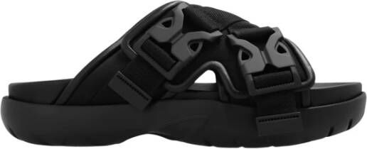 Bottega Veneta Snap slides Zwart Heren
