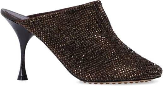 Bottega Veneta Sparkle Dot Sock mules Bruin Dames