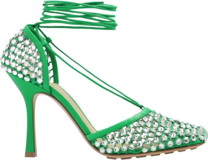 Bottega Veneta Stijlvolle Sandalen voor de Zomer Green Dames