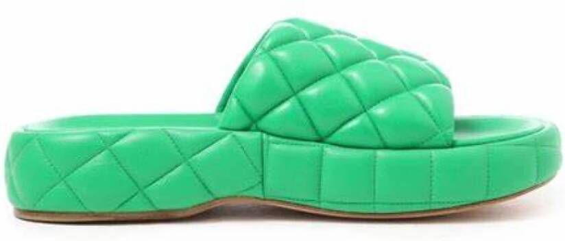 Bottega Veneta Stijlvolle Sandalen voor Zomeroutfits Green Dames