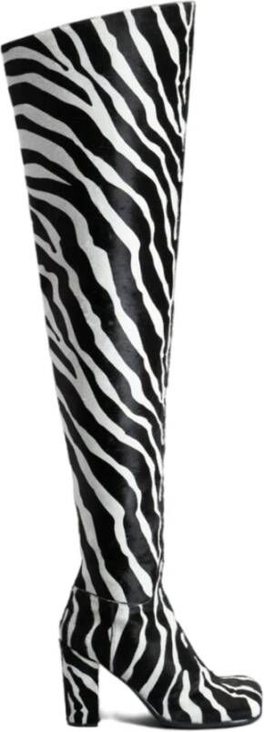 Bottega Veneta Storm Zebra Print Laarzen
