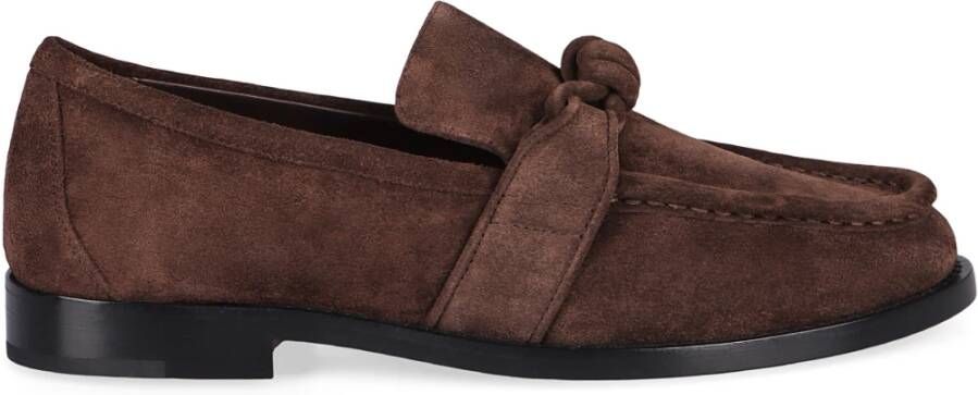 Bottega Veneta Suède Mocassins met Knoopdetail