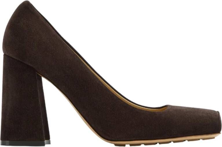 Bottega Veneta Suede Tower Pump