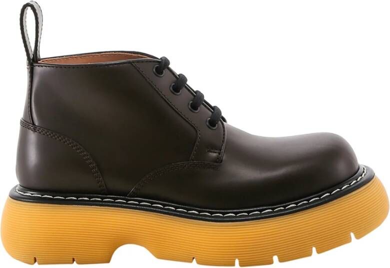 Bottega Veneta Swell Veterschoenen Enkelboot