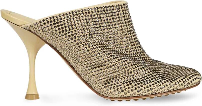 Bottega Veneta Versierde Suède Sparkle Dot Muiltjes