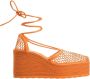 Bottega Veneta Vetersluiting Sleehak Espadrilles - Thumbnail 1