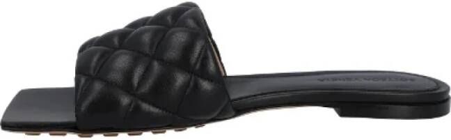 Bottega Veneta Vintage Pre-owned Canvas sandals Black Dames
